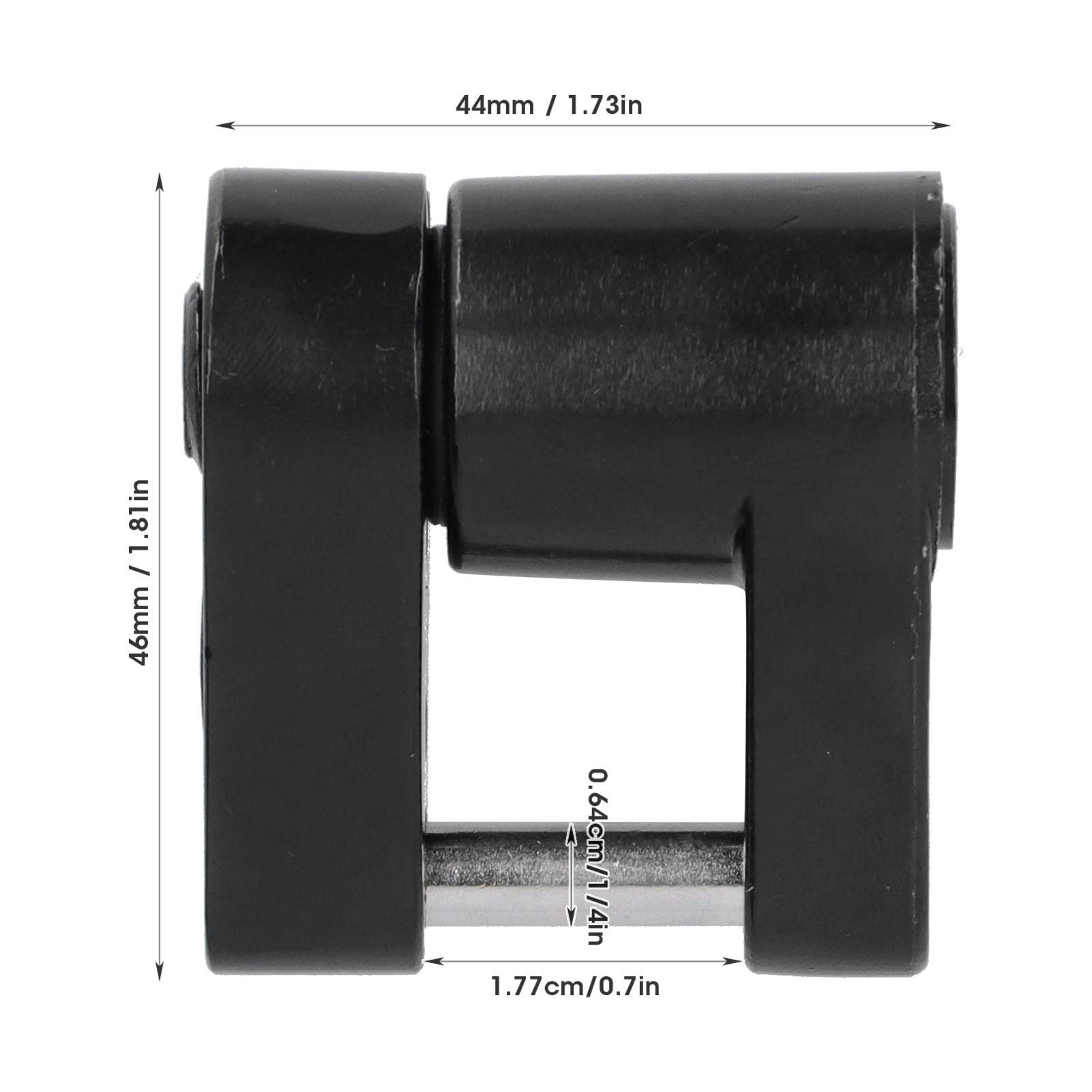 Serratura Per Gancio Di Traino In Lega Di Zinco - Antifurto 1/4 Di Pollice Per Rimorchi E Caravan - Foto 9