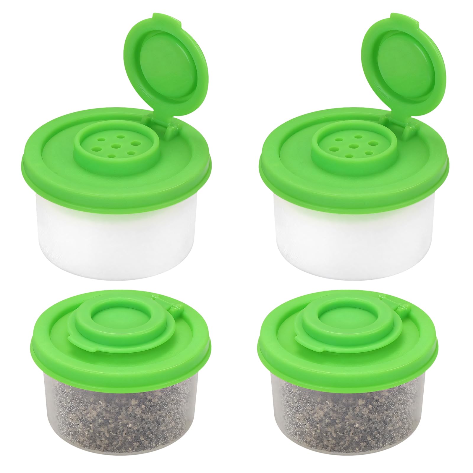 carotoe 4 Small Seasoning Sturdy Suitable Cooking Picnics Seasoning Bottles