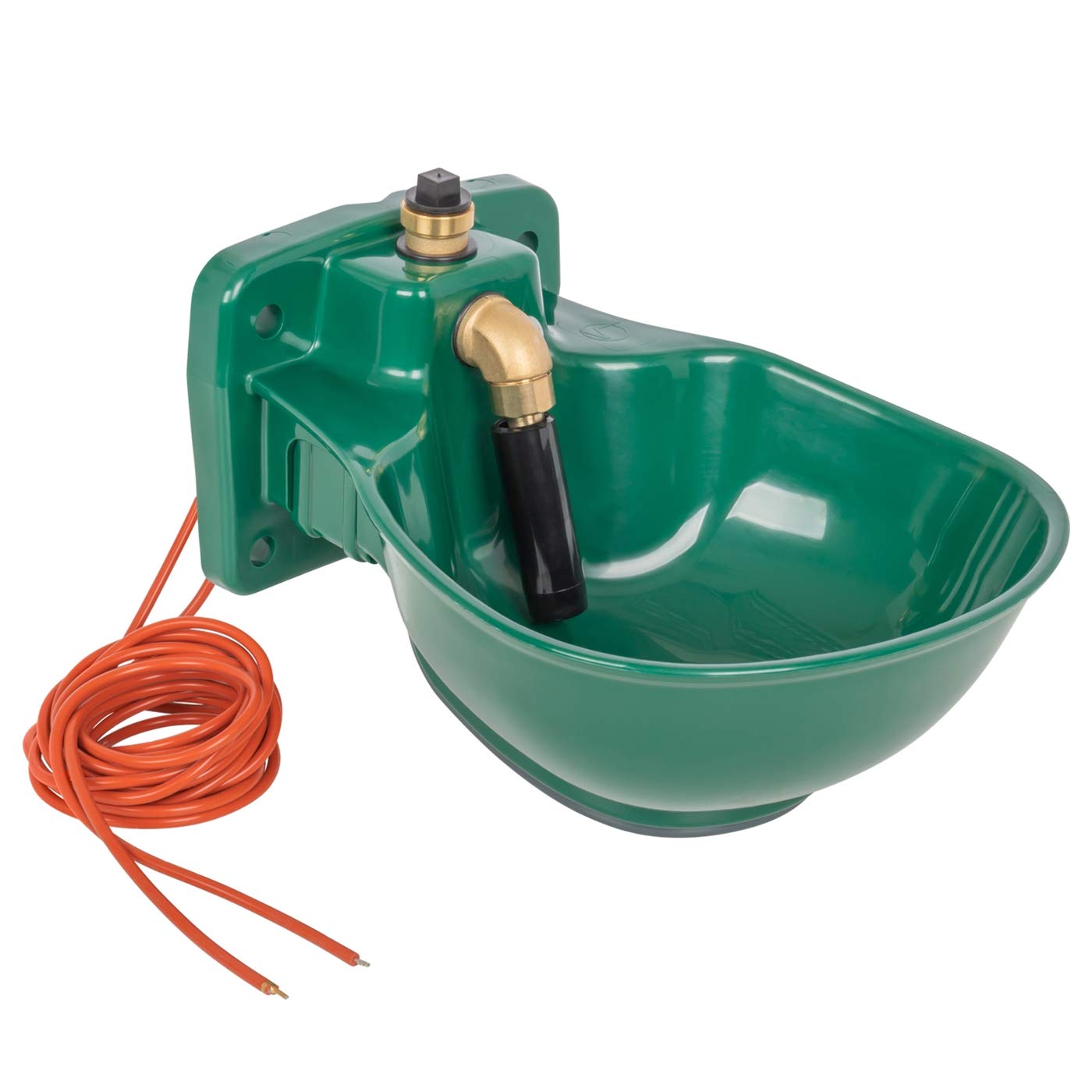 VOSS.farming beheizte Tränke Thermo P25-230V, 30 Watt, 230V Anschluss möglich, automatisches Thermostat, Spezialkunststoff, Frostschutz Pferde Rinder Pferdetränke Rindertränke Selbsttränke