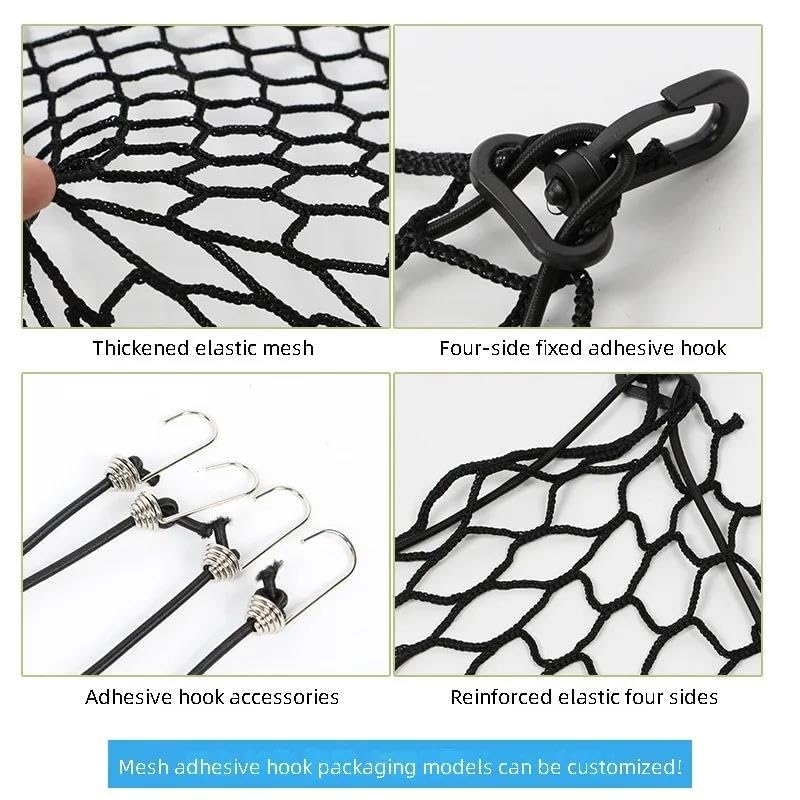 Filet de protection chien voiture haute résistance avec barre de sécurité robuste - 4
