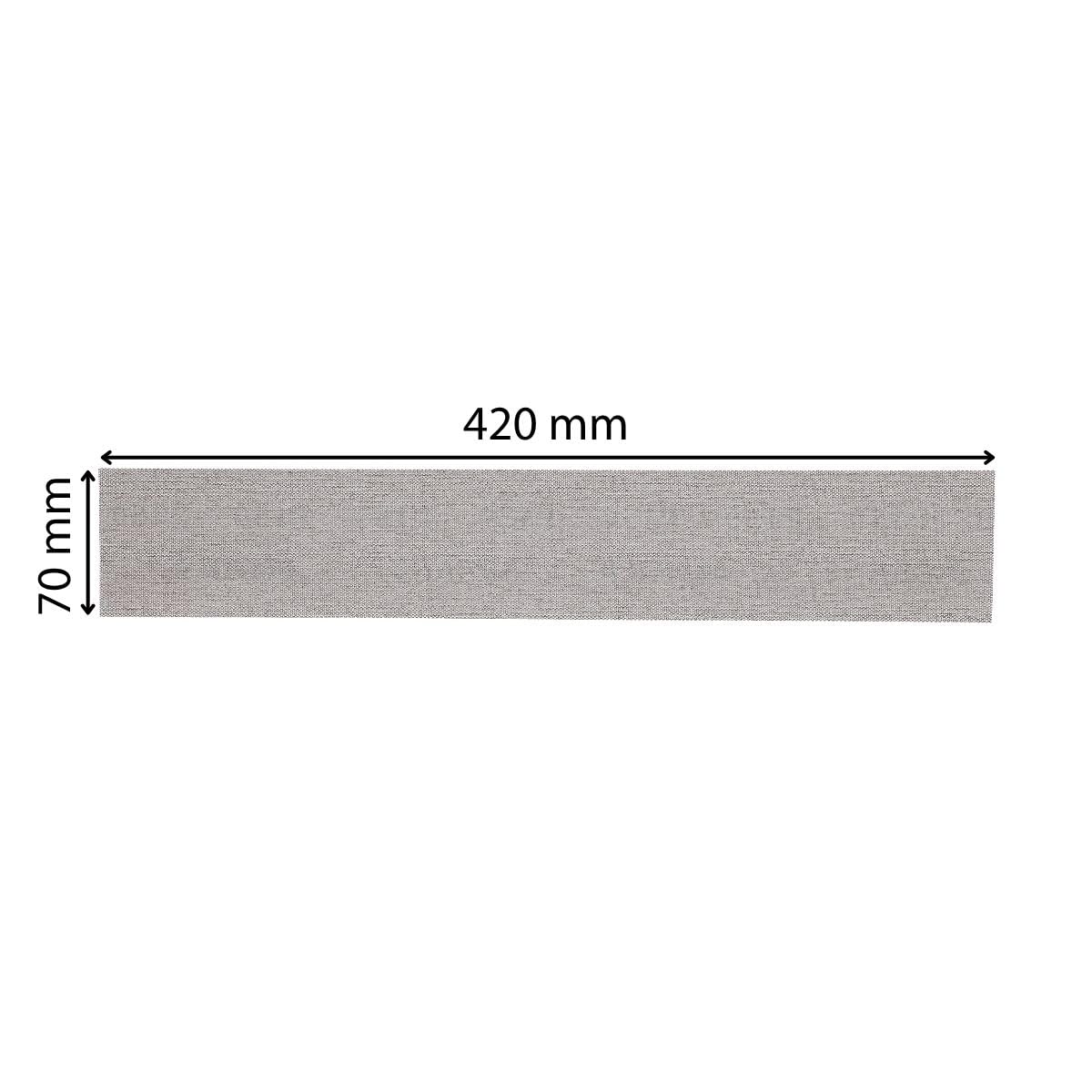Mirka Abranet tiras de lijado de malla 70x198 mm cierre adhesivo/grano P80 / 50 uds/para lijar madera, masilla, barniz, plástico / 5415105080
