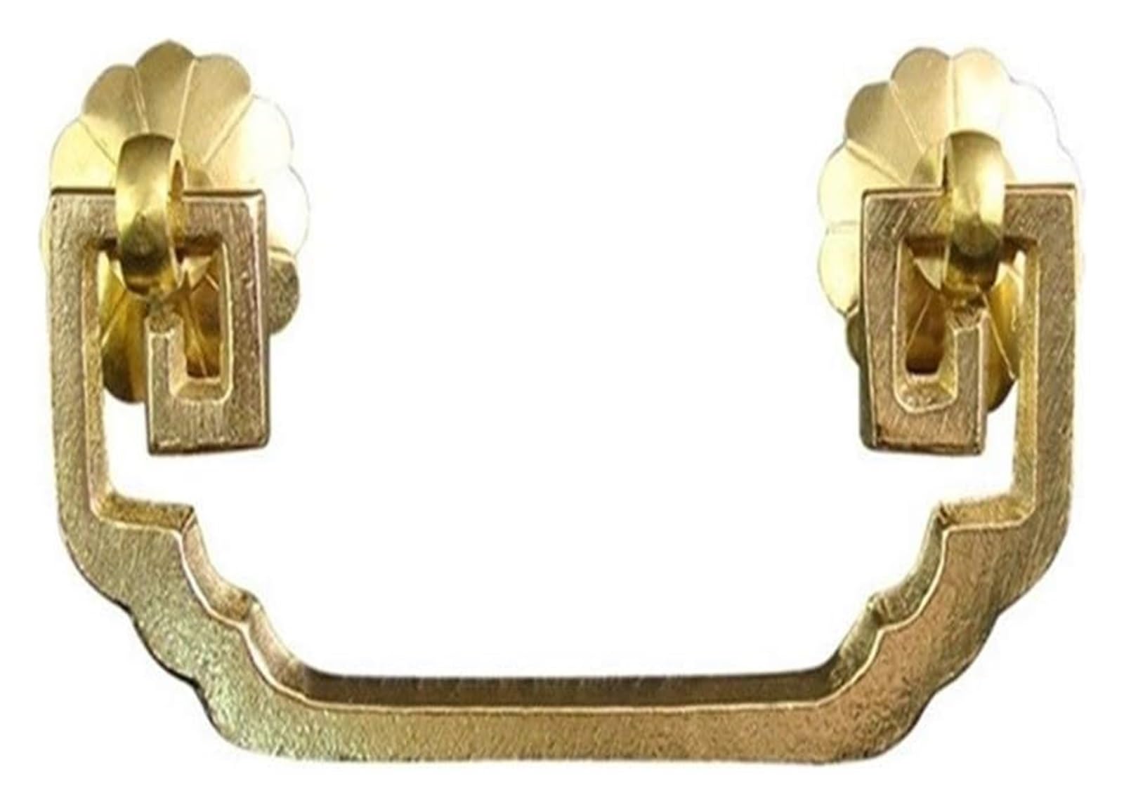 VOPLIVAT Vintage Brass Cabinet Drawer Pulls, Copper Cupboard Door Knob Drawer Handle Horizontal Desk Bookcase Install Multicolor(Bronze)