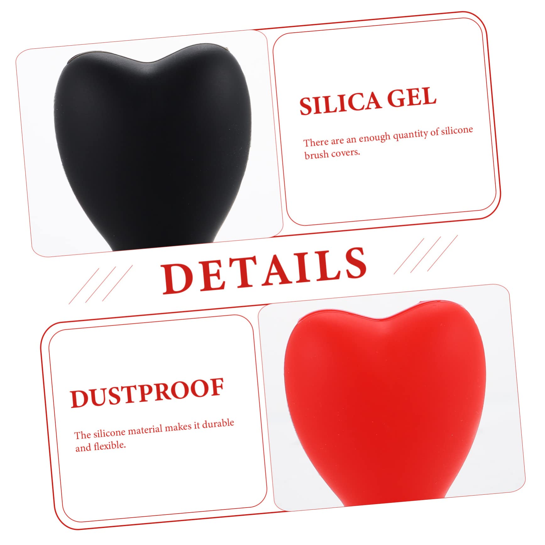 POPETPOP 30stücke Makeup Pinsel Schutzkappen Für Kosmetikpinsel Anti-verlust Abdeckungen Staubschutz Und Aufbewahrung Für Pflege Ihrer Makeup Pinsel