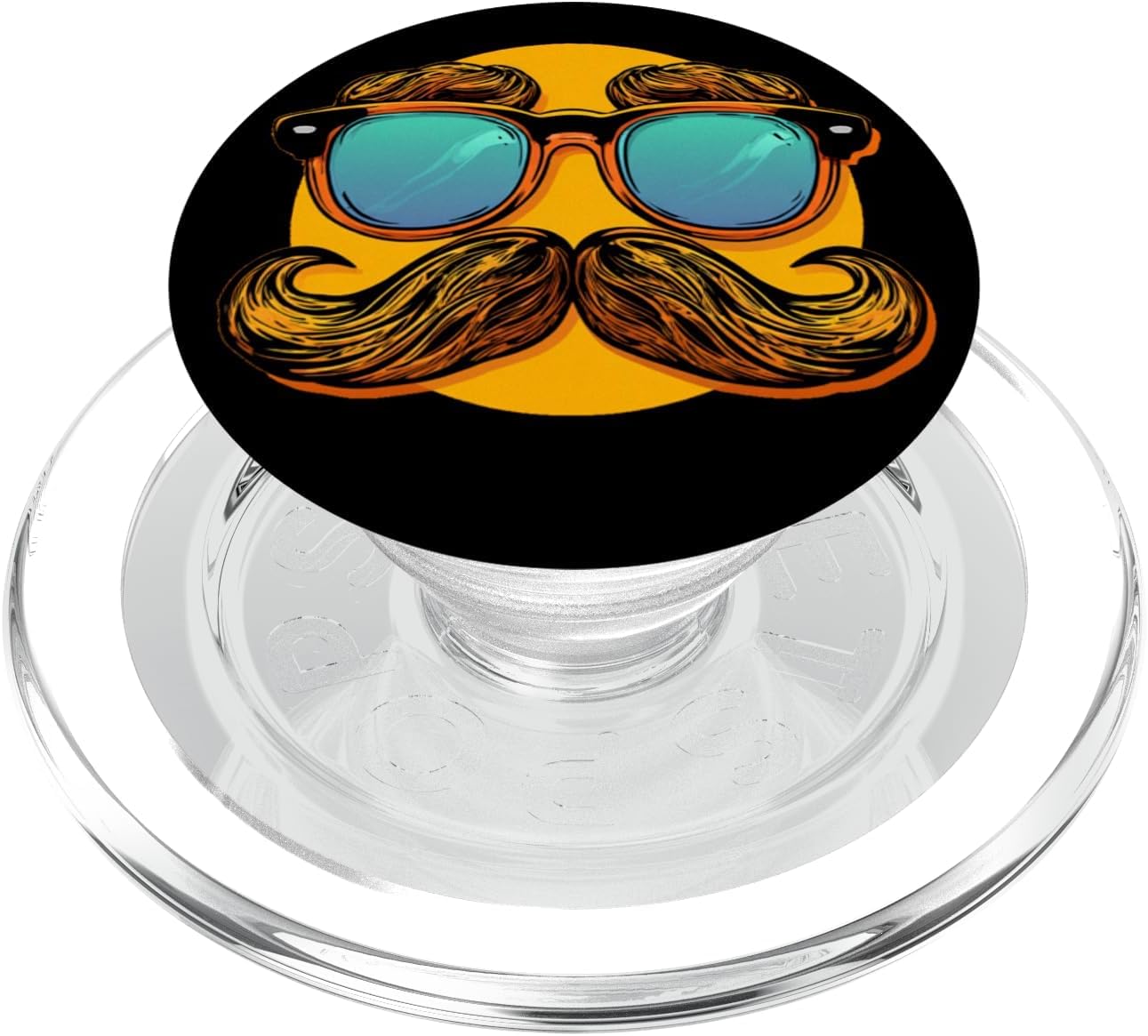 Face Costume with Glasses and Beard PopSockets PopGrip for MagSafe