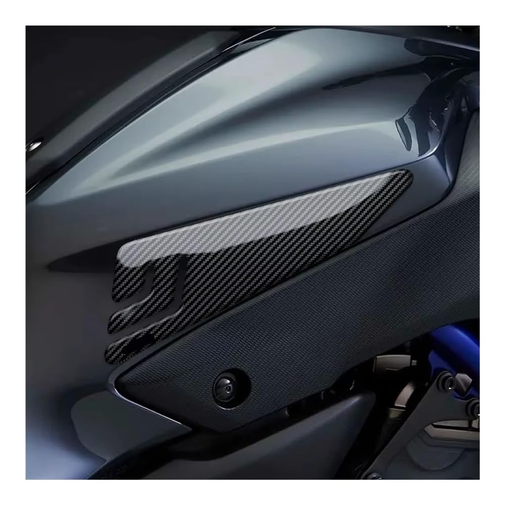 Almohadilla depósito Para MT-07 2014 2015 2016 2017 Carbon-look Motocicleta Lado Fuel Tank Pad Knee Grip Protection Pegatina