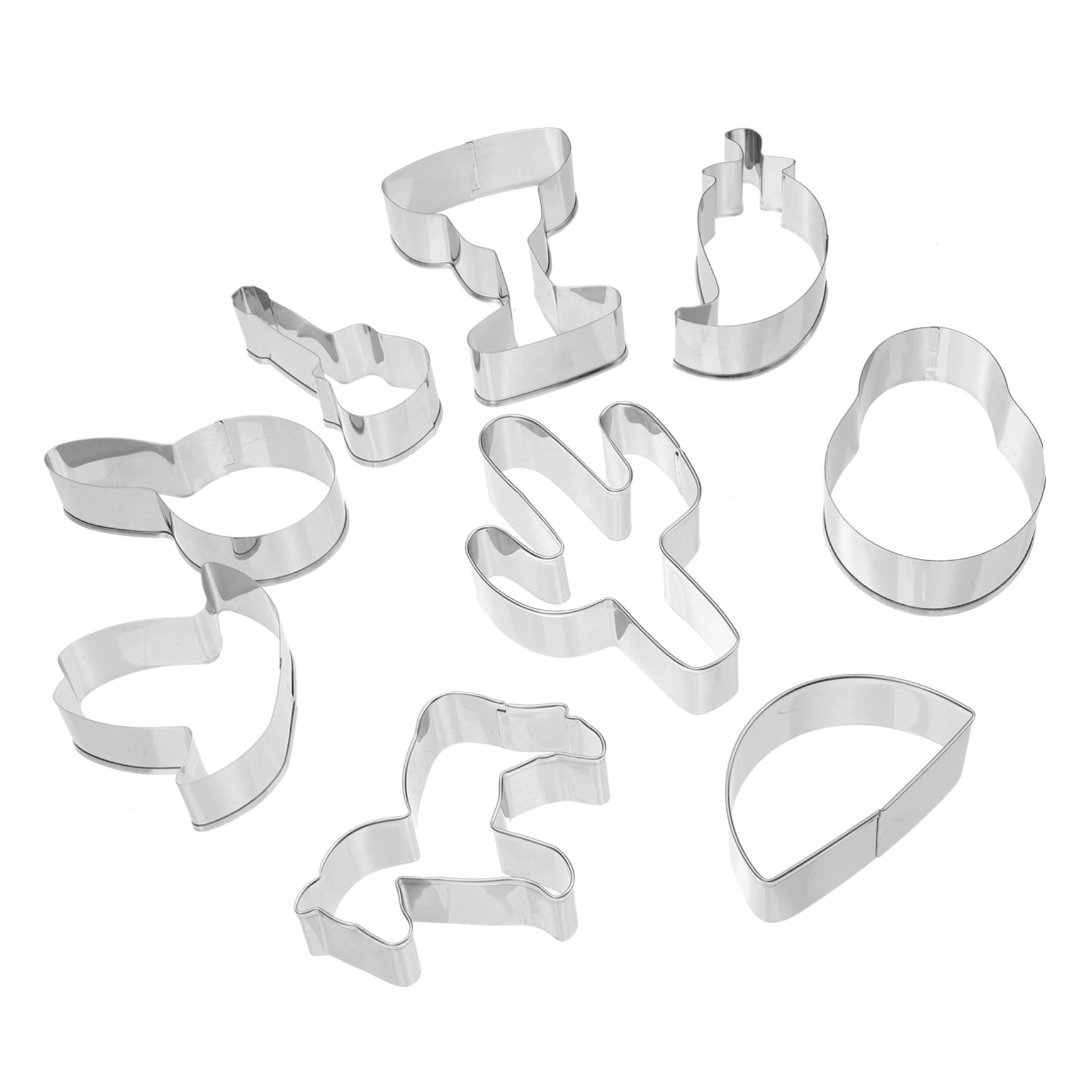 Amosfun 5 Sätze Keksform Keksausstecher Party Sachen Plätzchen Backen Zubehör Cake Tins Austecher Diplom-cookie Scone Party-ausstecher Backwerkzeuge Rostfreier Stahl 6 Stück * 5