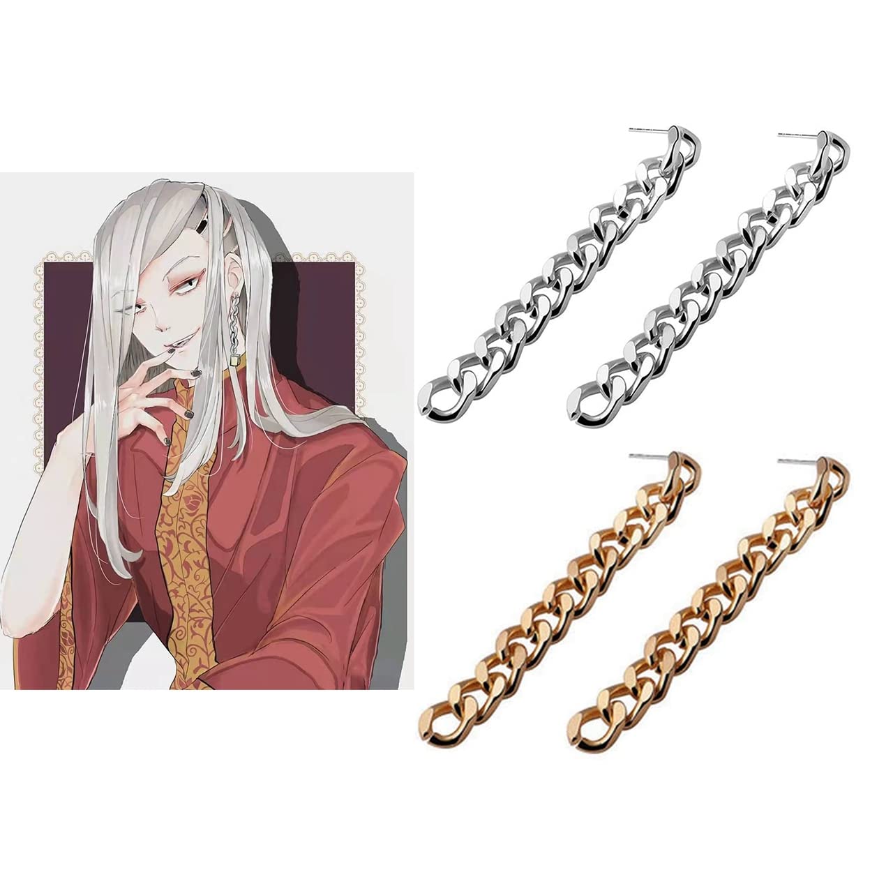 Amazon.co.jp: 梵天 三途春千夜 コスプレ イヤリング 東京リベンジャー