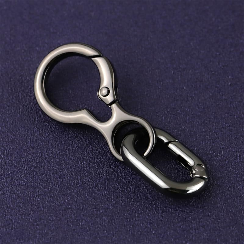 Keychain Key Clips Metal Key Ring Key Chain Rings Keyring for Home Car Key Organizer 2pcs
