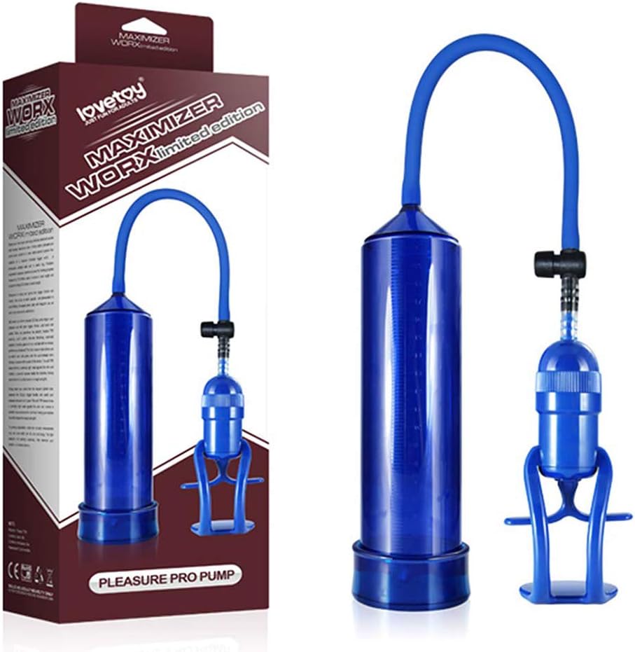 8.3Inch-Bigger-Men-Growth-Power-Vacuum-Male-Enhancement-Enlarger-Pump-Extender - LeslieZ (Color : Blue)
