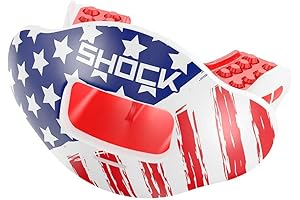 Shock Doctor Max Airflow Lip Guard Print Stars and Stripes OSFA