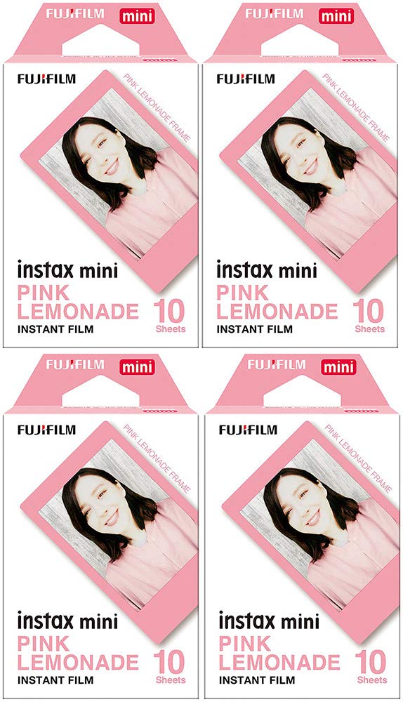 Mini Pink Lemonade Film, 10 Exposures (4 Boxes)