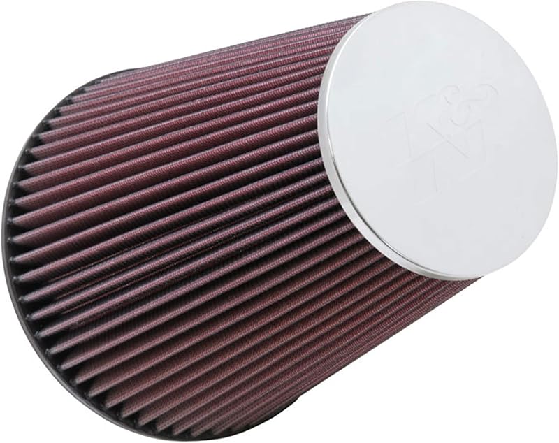 Filtro de ar esportivo universal K&N RC-5046 redondo cônico, lavável e reutilizável – 1 unidade