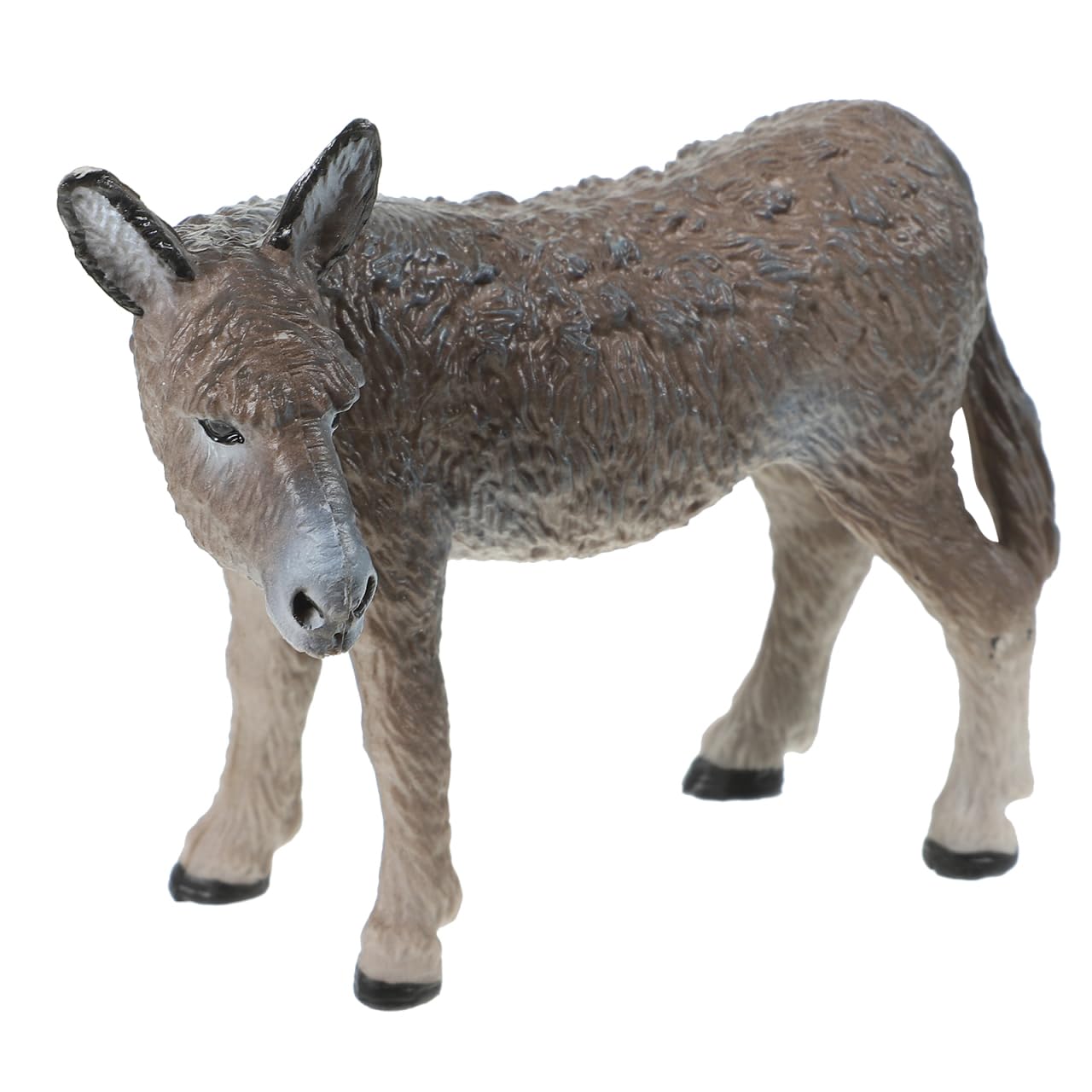 Zerodeko Donkey Model Toy Realistic Animal Figurine Educational Play Figure for Kids Collectibles