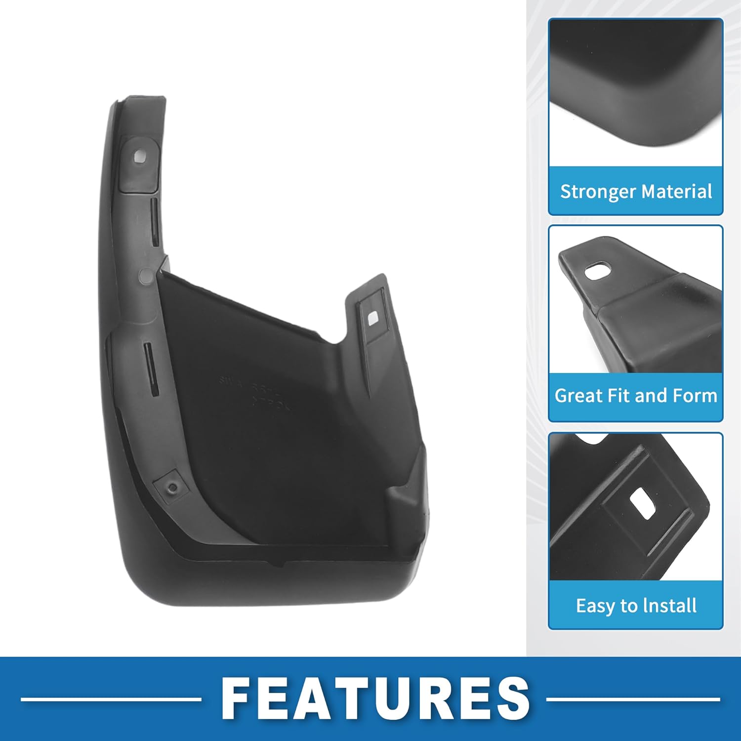 Mud Flap Splash Guard with Mount Accessories Front & Rear Side Mud Guard for Honda CR-V Sport 2007-2011 (Set of 4)