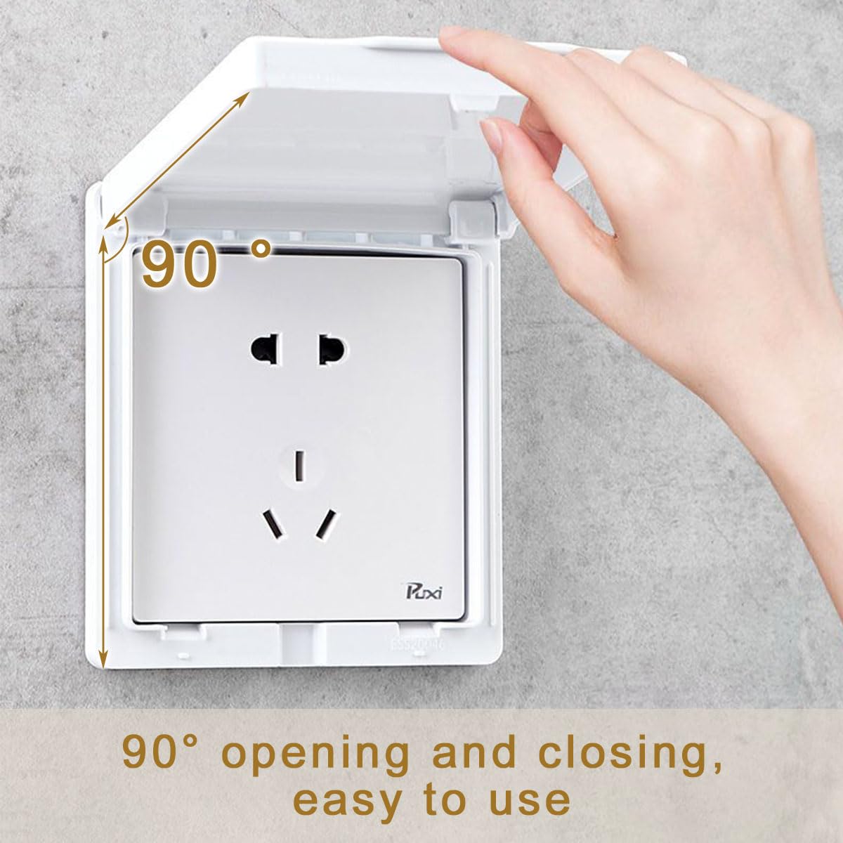 2PCS Light Switch Guard, Childproof Plug Protector - Image 4