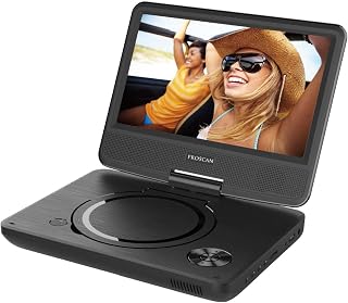 Proscan 10-Inch Portable DVD Player, 5 Hour Rechargeable Battery, Swivel Screen
