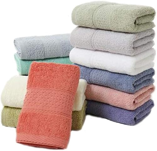 Miniatura 8 de Paquete de 12 toallas faciales, paño suave multicolor de 13.8 x 13.8 in (1)