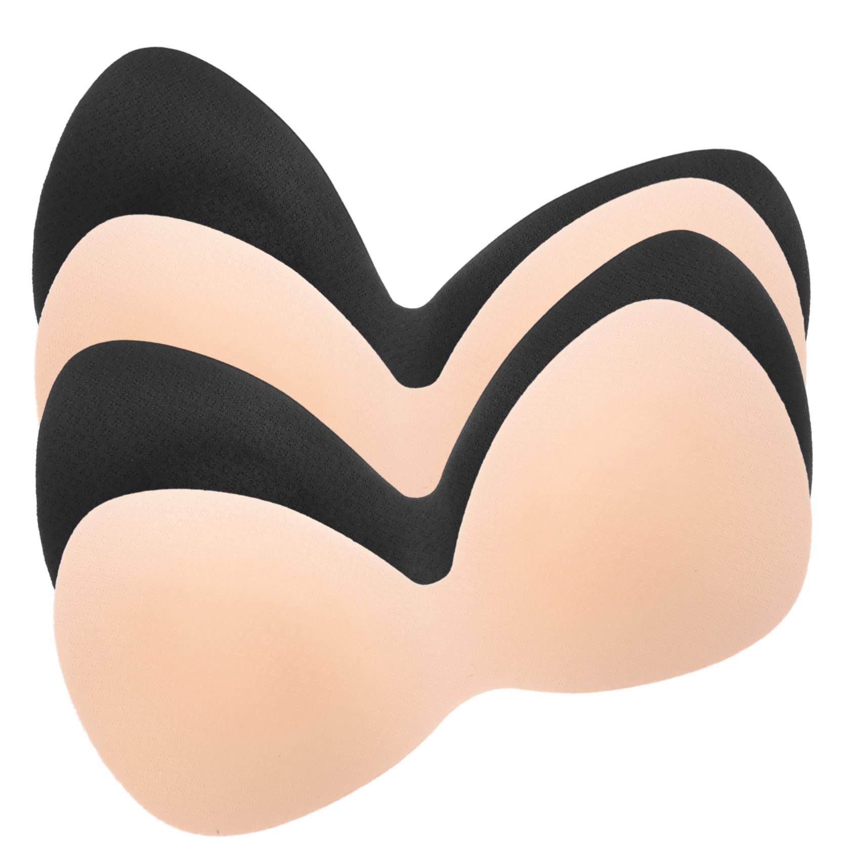 SOIMISS 20piezas Almohadillas De Sujetador Extraíbles Rellenos De Pads Para Sujetadores Deportivos Inserciones Invisibles y Transpirables Color Piel