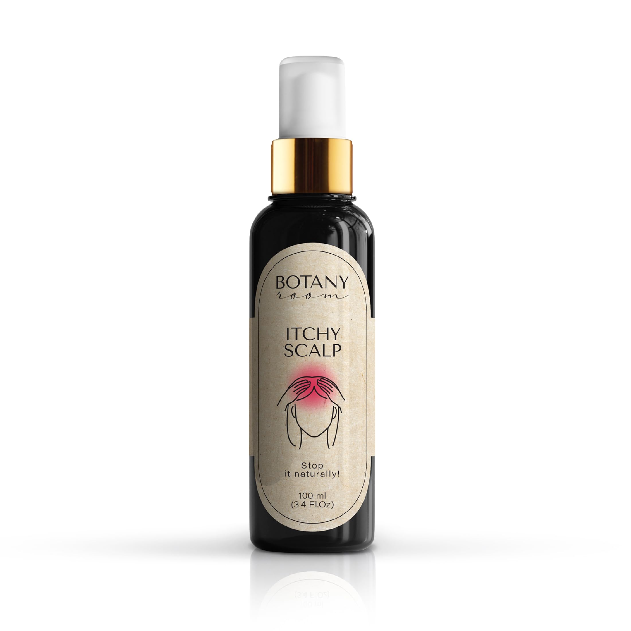 Calme y revitalice su cuero cabelludo con el Spray para el picor del cuero cabelludo de BotanyRoom, un alivio natural para las molestias y el desequilibrio. Spray con aceite del árbol