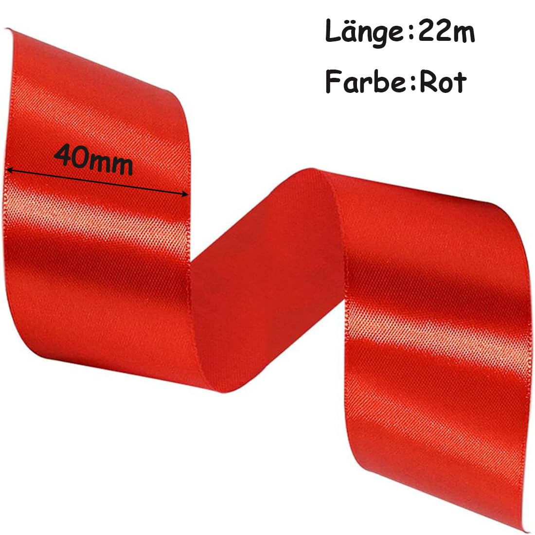 Nastro Rosso Per Confezioni Regalo, Nastro Di Raso Largo Per Ghirlande Artigianali Fiocchi Giganti Decorazioni Per Torte Di Natale Matrimoni Compleanni Nastri Natalizi Per Cucire 10 Cm X 22 M 92068563