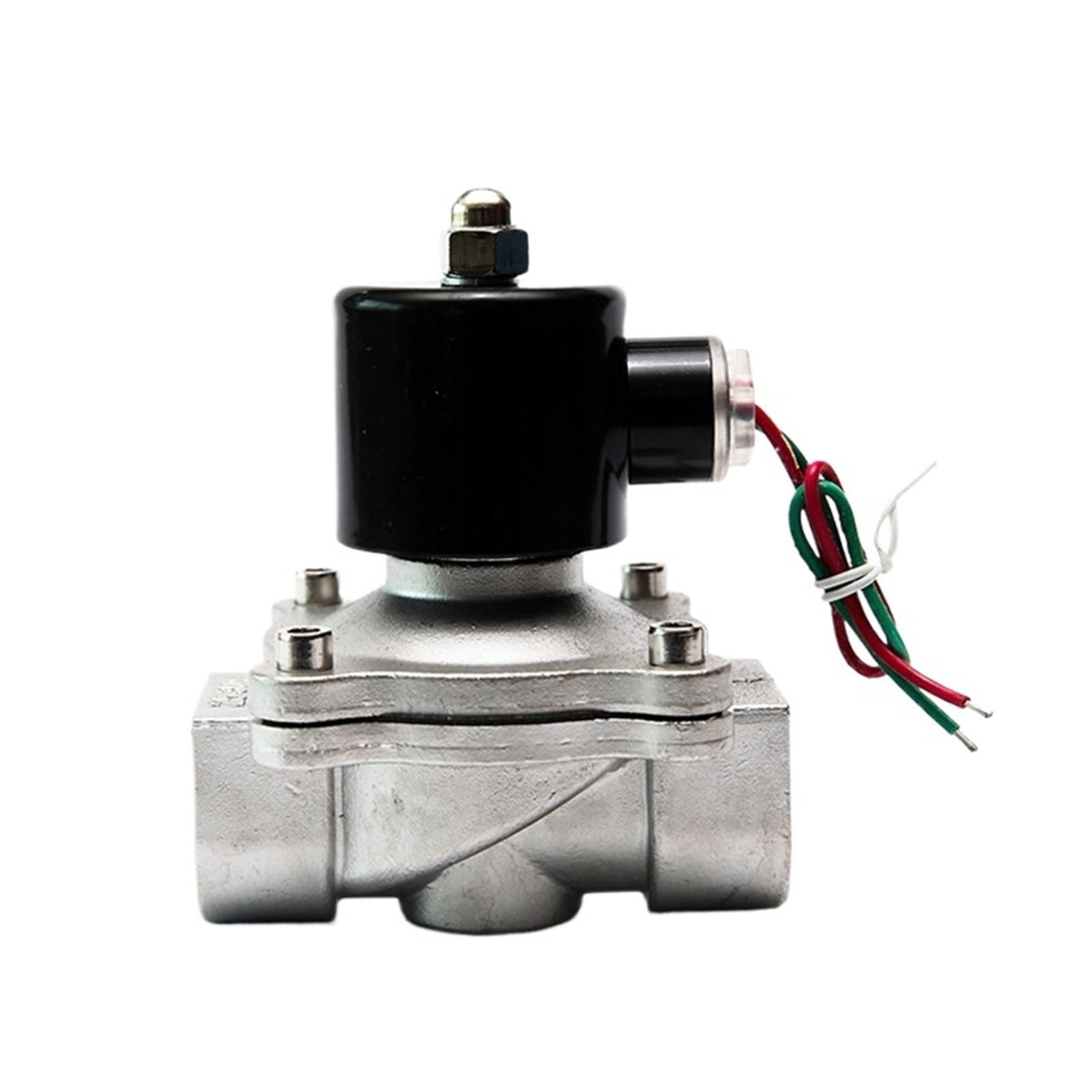 3/8 1/2 3/4 1/4 1-1/4 1,5 i 2-calowy 2-drożny zawór elektromagnetyczny ze stali nierdzewnej 12 V 24 V 110 V 220 V normalnie zamknięty (3/8", BSP_24VAC)