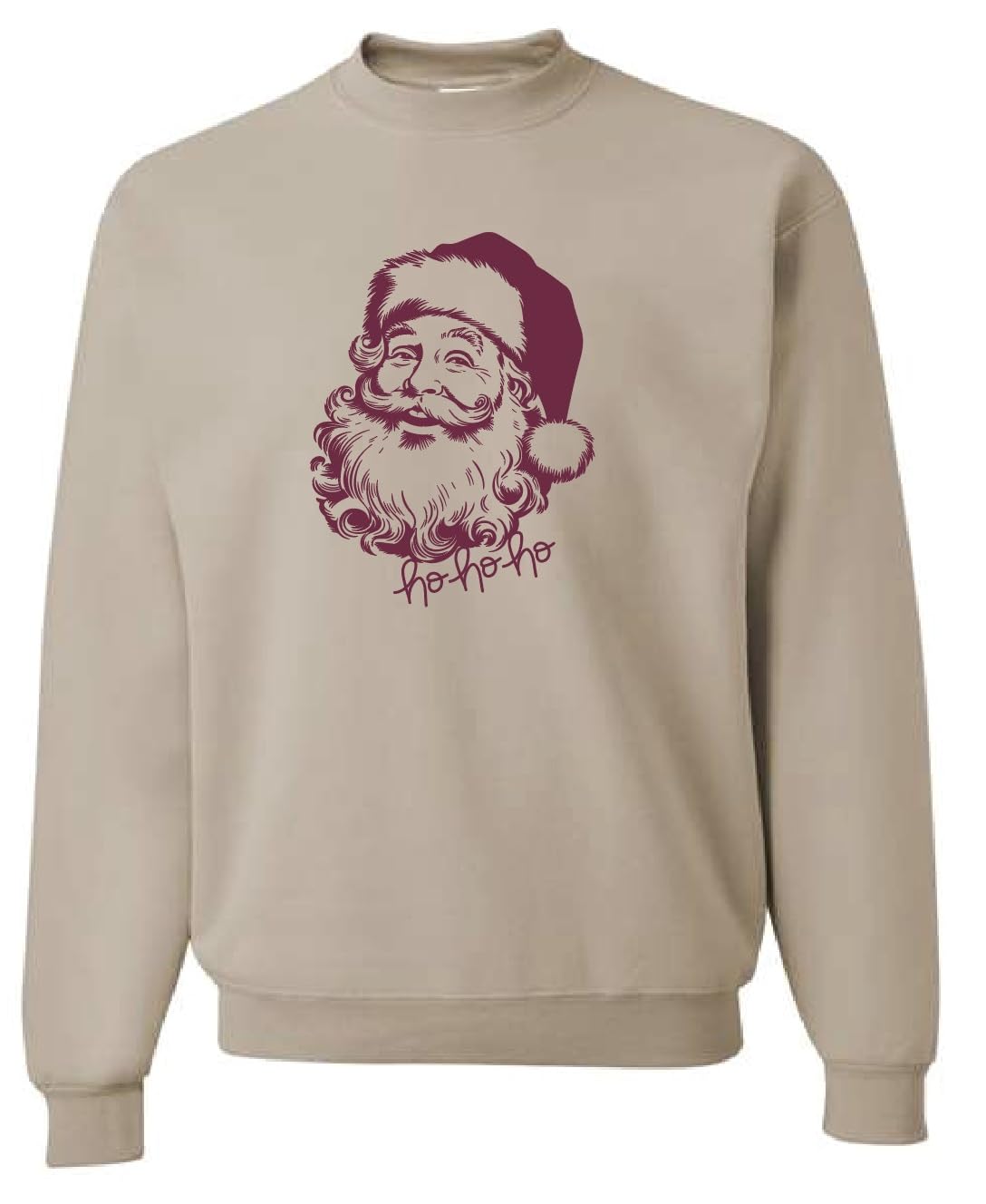 Vintage Santa Womens Crewneck - Sandstone Small
