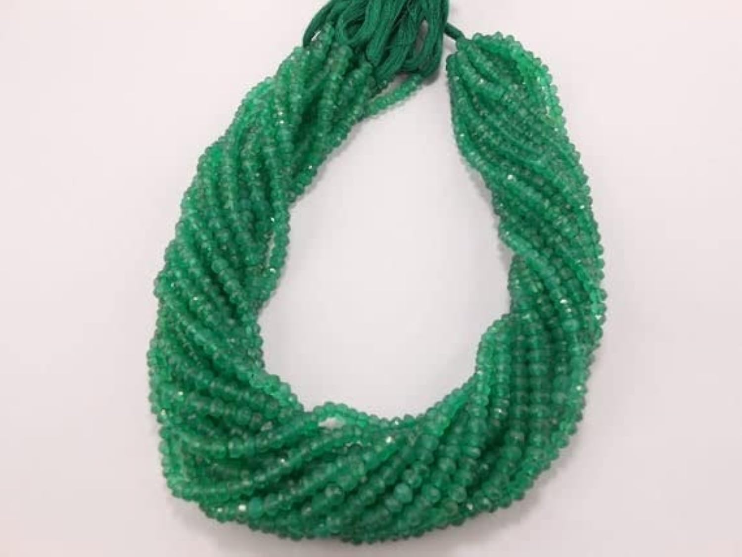 Green Onyx perles de 3.5mm pour réparer et personnaliser vos colliers