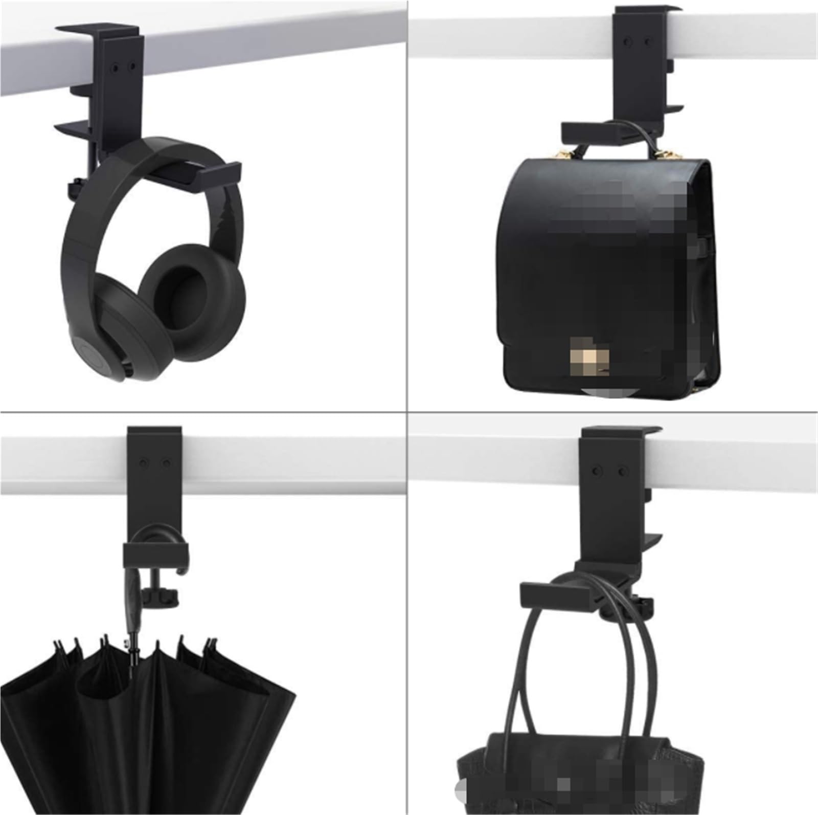 Supporto per Cuffie Supporto for Cuffie Gancio for Cuffie Supporto for Cuffie sotto Il Tavolo Supporto for Cuffie Pieghevole in Alluminio Headphone Stand