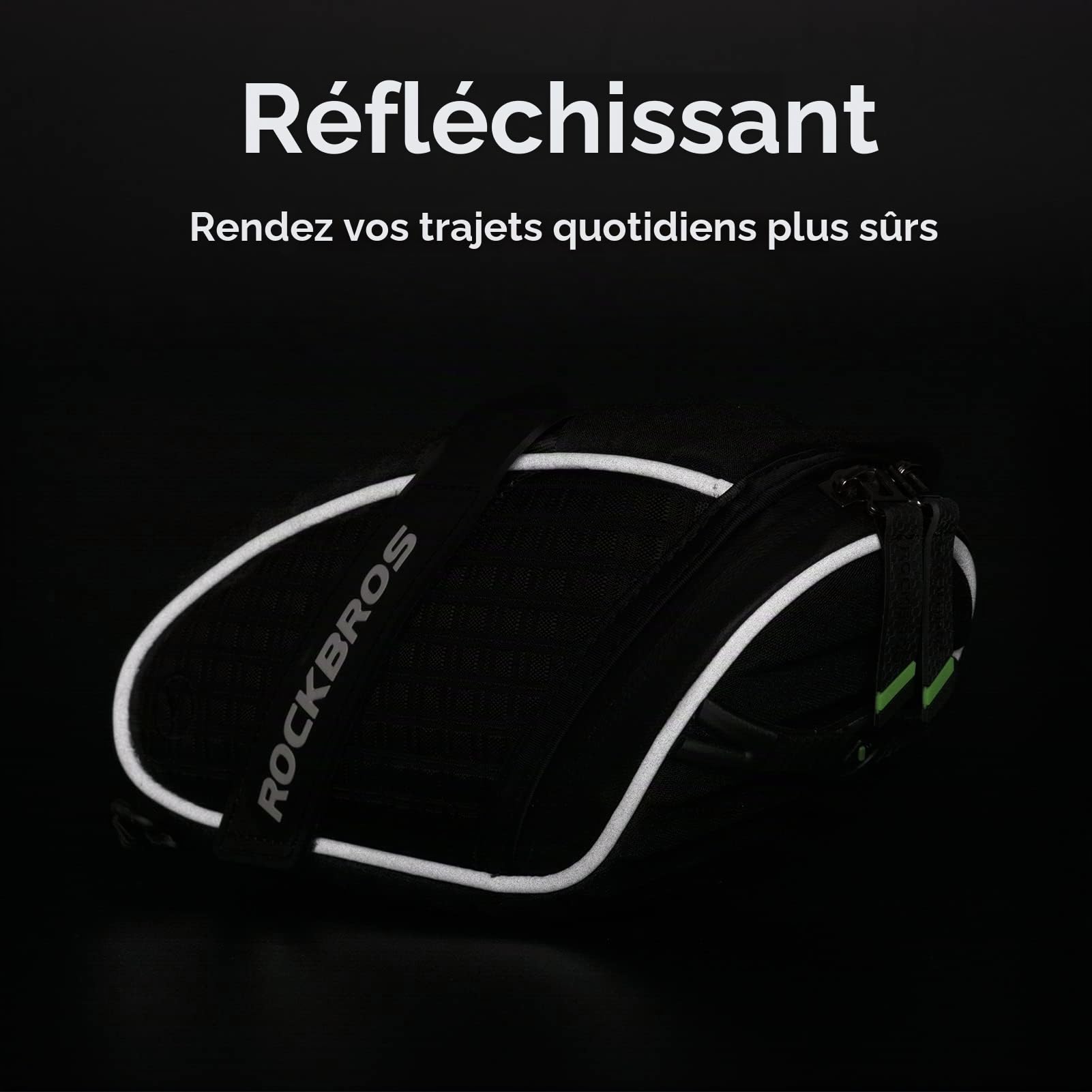 Sacoche de selle de vélo ROCKBROS avec garde-boue, déperlante, 1,3 L/0 – ROCKBROS-DE