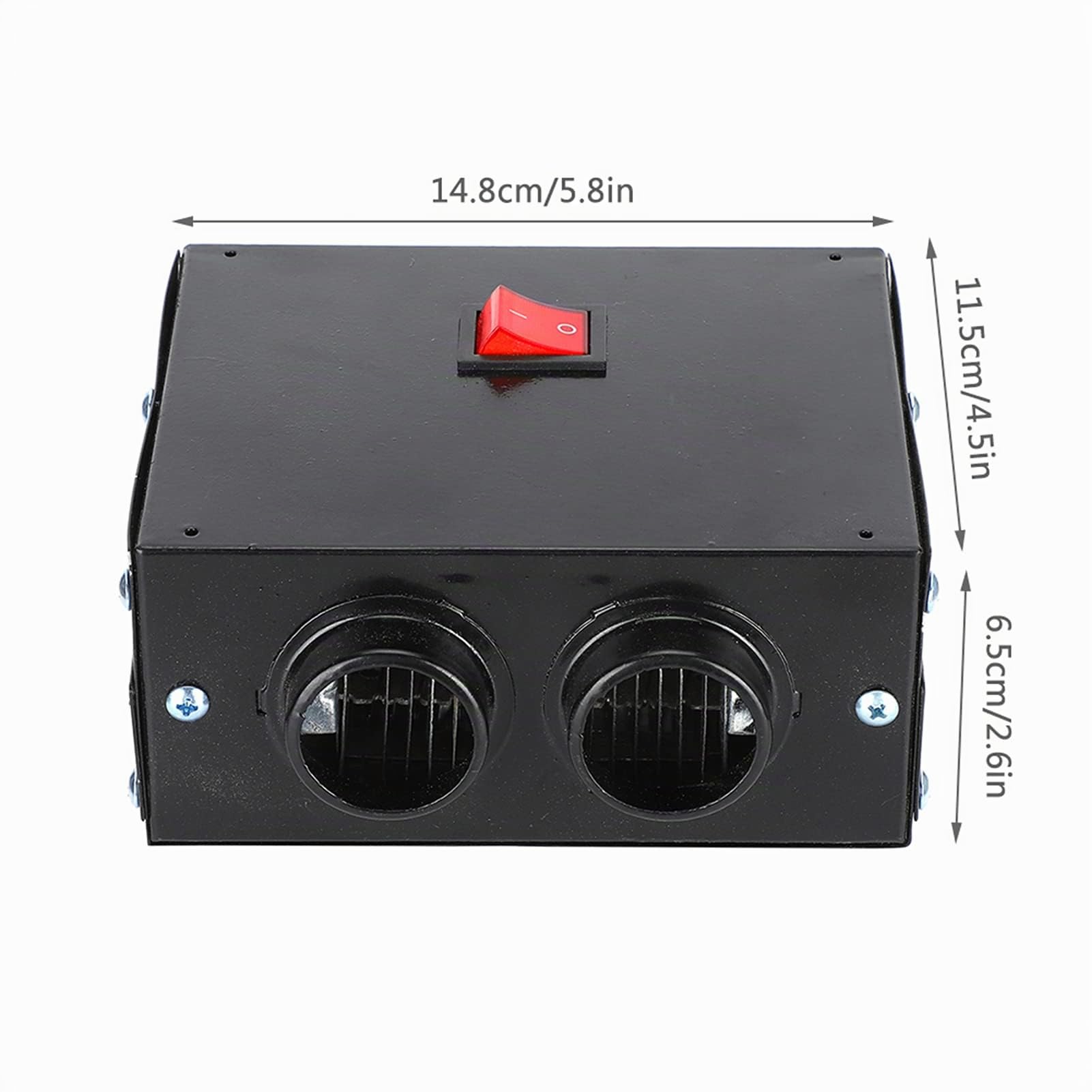 Car Heater,Chauffage de voiture, Réchauffeur de Voiture Portable, Dégivreur de Réchauffeur de Voiture, Ventilateur Silencieux de Désembuage Portable, Chauffage Rapide 600W(12V)