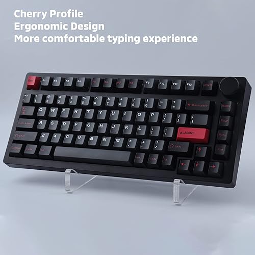 Miniatura 4 de Hyekit Teclas de 172 teclas personalizadas, juego de teclas ABS de doble disparo, perfil de cereza de 6.25u, 7U, para interruptores Cherry Gateron