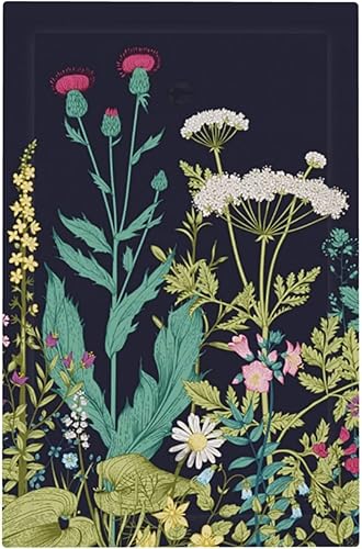 Miniatura 61 de Placa de pared dúplex de receptáculo de dispositivo de 1 gang de madera envejecida blanca gris con veta de tablón, cubierta de enchufe eléctrico de