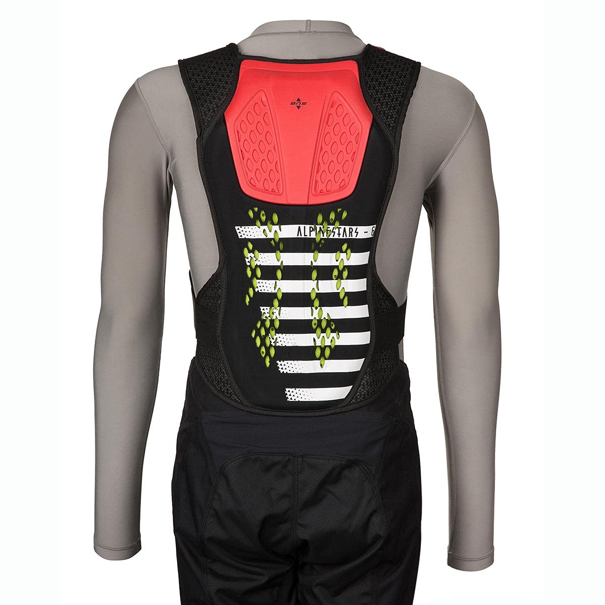 Alpinestars Brustpanzer Sequence Schwarz/Weiß/Rot
