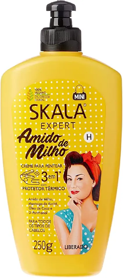 Skala Creme De Pentear Amido De Milho 250G