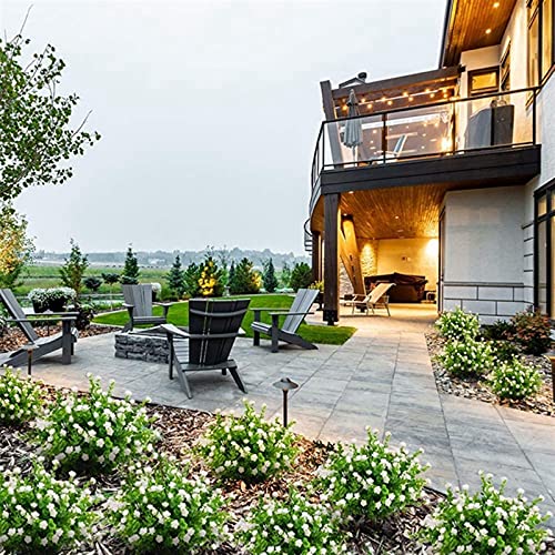 Buiten decoratieve planten 5CP's kunstmatige bloemen nep bloemen kunstmatige groen planten outdoor bruidsboeket voor… - Afbeelding 6