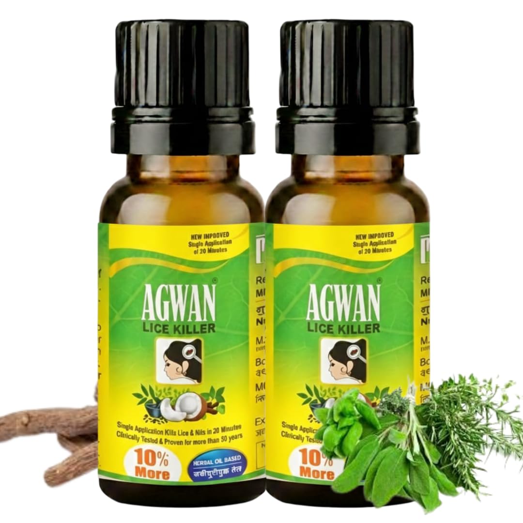 Herbal Lice Removal Oil Pack of 2 (30ml+30ml), Fast Action Lice & Nit Treatment for Head Lice Care, Gentle Scalp & Hair Protection Oil-image-45