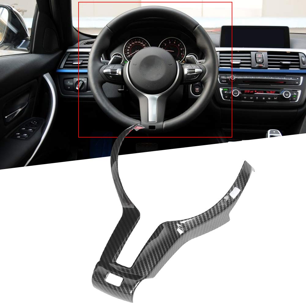 Garniture Volant Fibre De Carbone Pour BMW Série F (F20, F30, F10, Etc.) - Autocollant Décoratif Intérieur, Type A