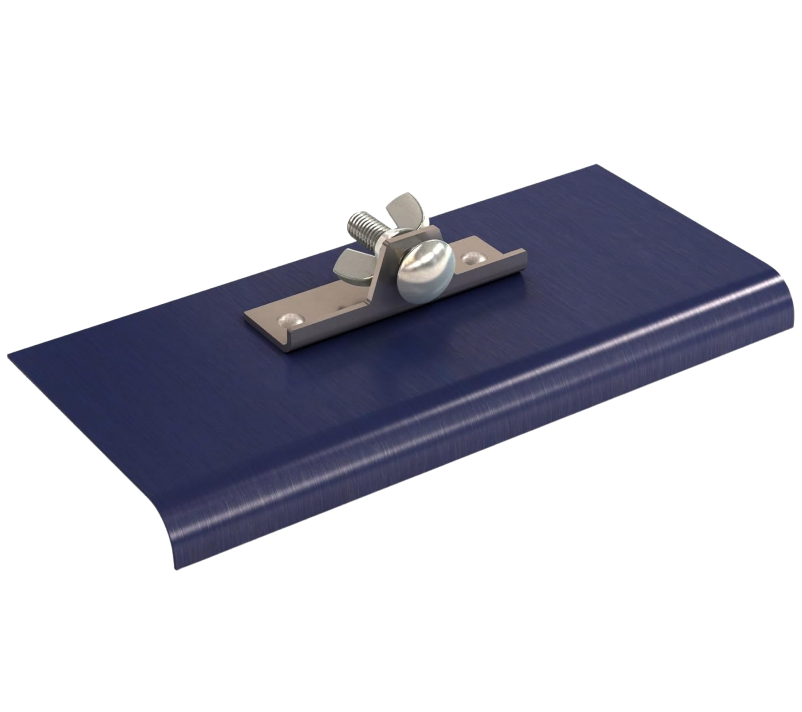 Bon 22-240 - Recortadora de bordes, 22,9 x 10,2 cm, acero con asa color azul, radio de 1,3 cm y borde de 1,6 cm
