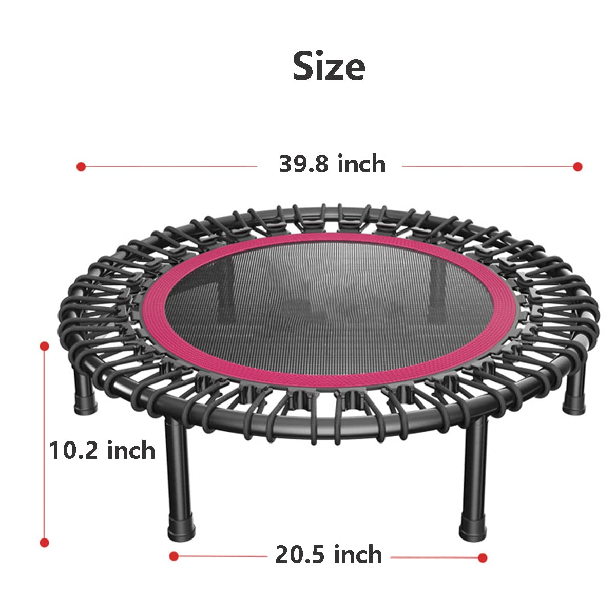 Outdoor pieghevole per bambini e adulti 250 kg di peso Capaci esercizio indoor con Equilibrio sicuro & divertente esperienza di salto