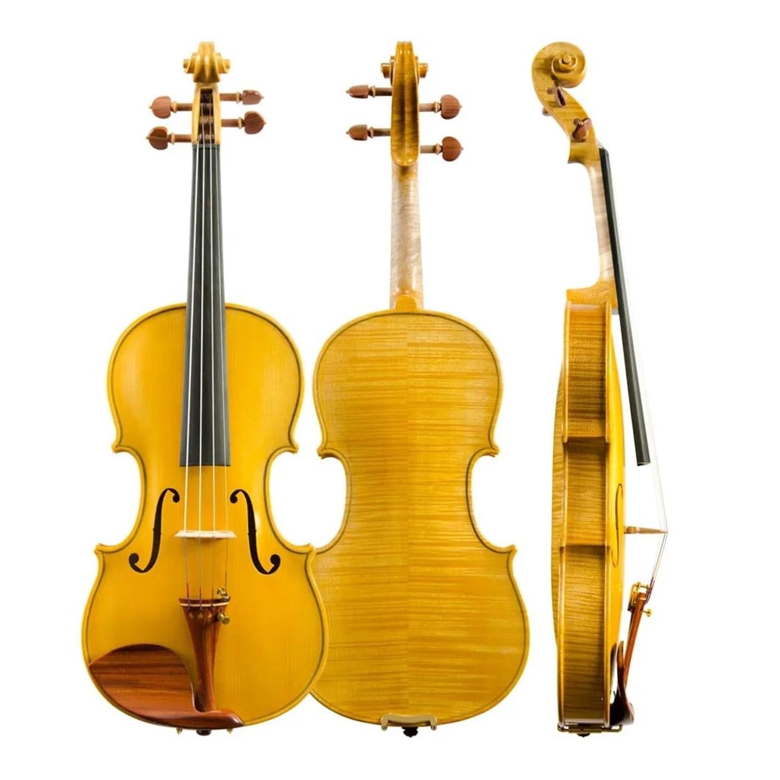 Profesjonalny Instrument Strunowy 4/4 Skrzypce Lite Drewno Z Dodatkami Z Palisandru Instrumenty Strunowe Skrzypcowe(4/4)