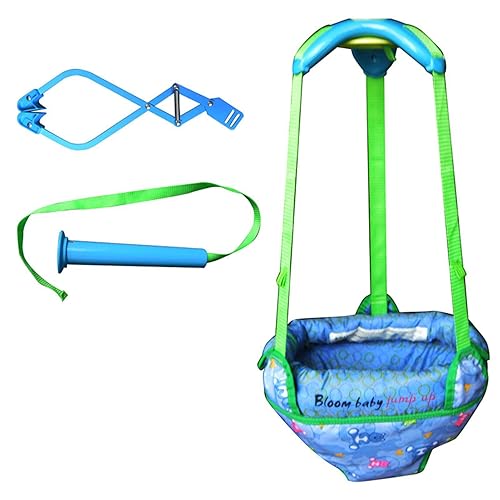 Puente de puerta AR Johnny Jumper con bolsa de asiento ajustable Jumper Swing Jumper Ejercitador conjunto con abrazadera para puerta correa