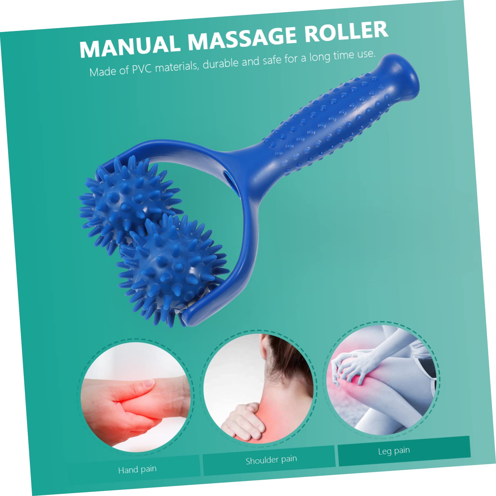 FOMIYES 3 Rodillos De Agarre Para Músculos De Espalda Hombros Y Herramienta Portátil Para Tejido Profundo Color