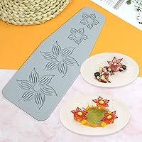 Vista 6 de Molde de silicona de hojas huecas para caramelo de chocolate 3D, molde de caramelo de hojas huecas para alimentos, decoración de comidas, molde