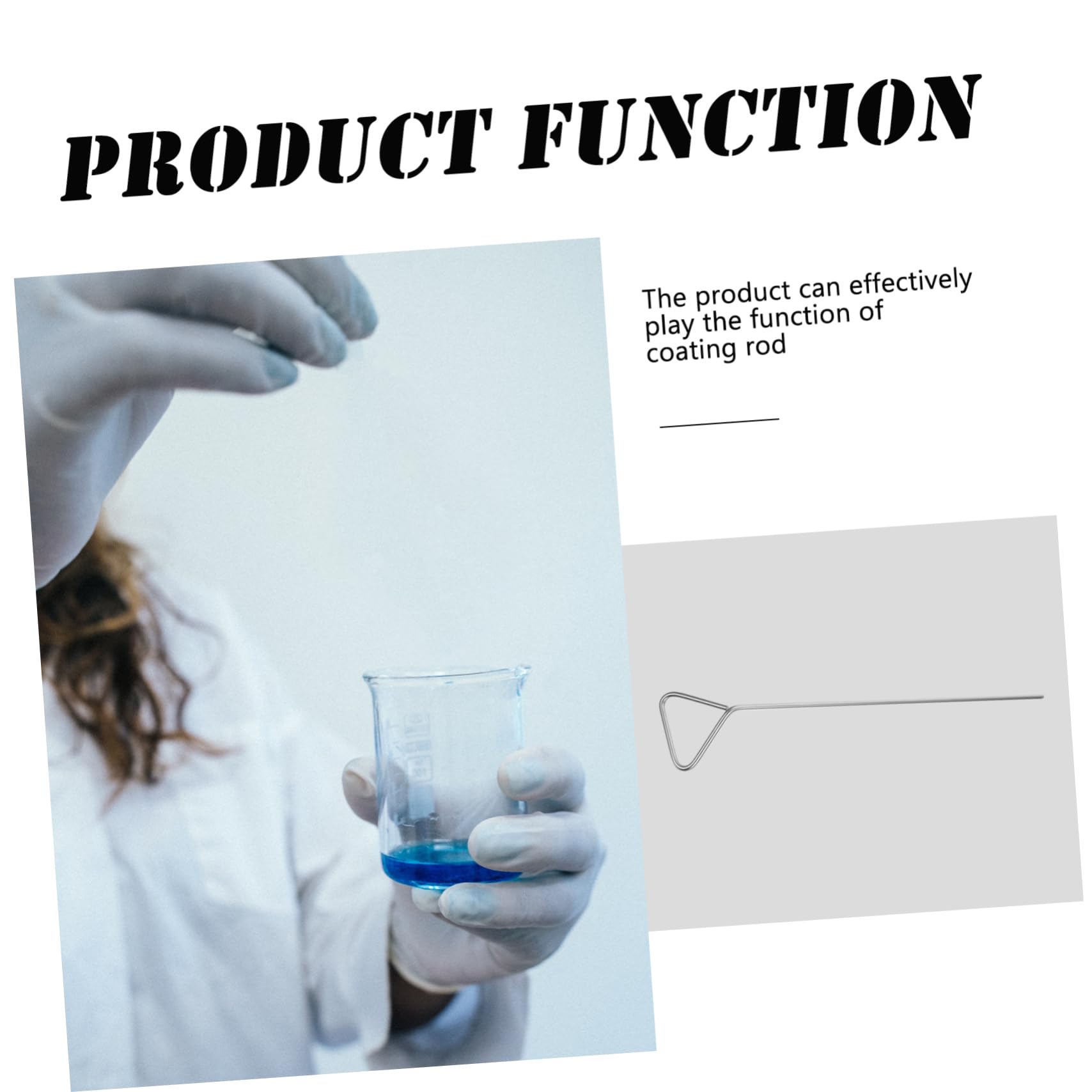 Cabilock 5 Set Spatole Professionali Inossidabile Per Spreading Cellule Da Laboratorio Per Applicazioni Scientifiche E Biologiche Con Punta Per Distribuzione Uniforme Della 4 Pezzi*5