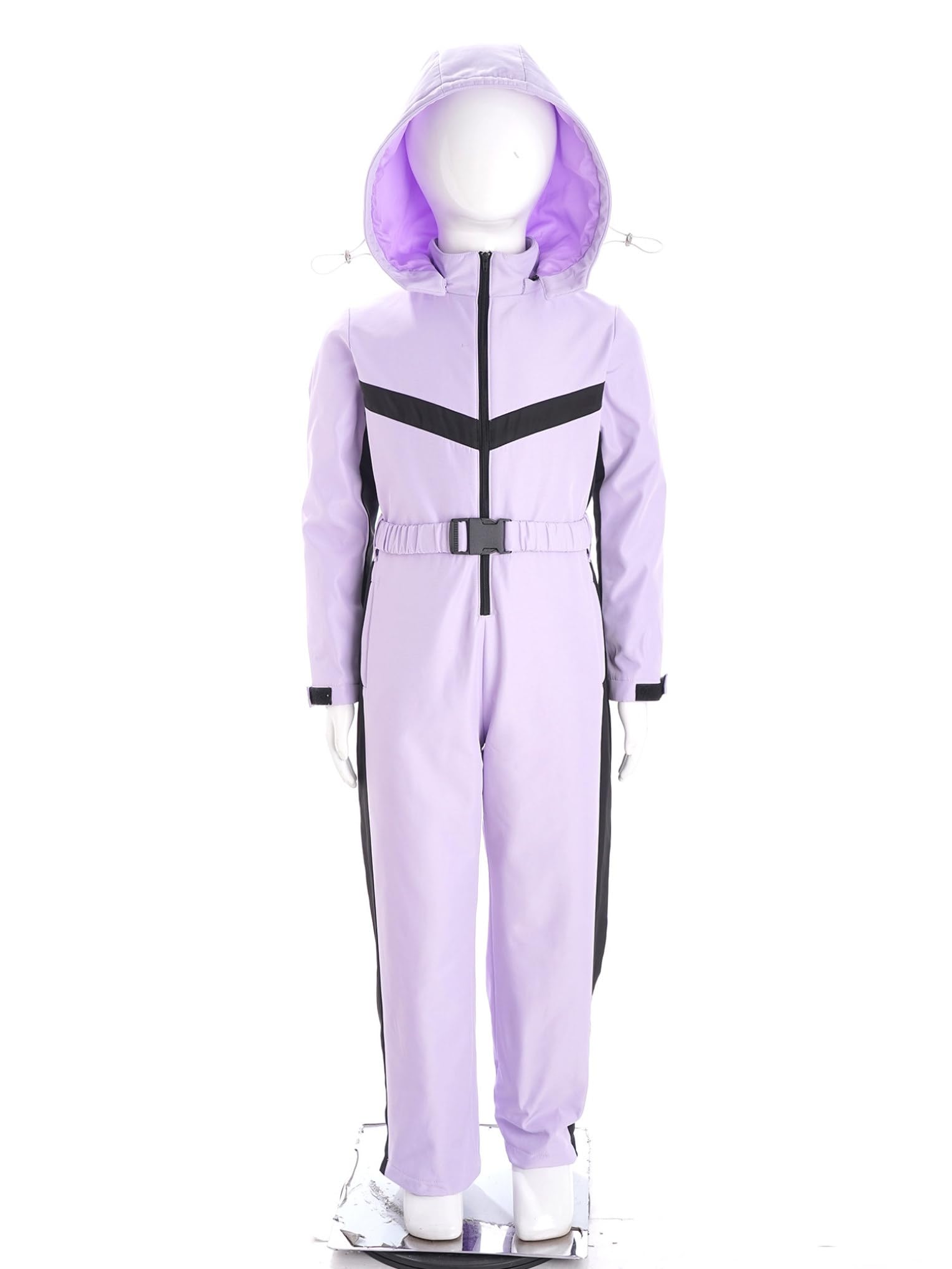 Costume Snowboarder Ragazze Ragazzi Tuta da Neve Salopette Lunga Jumpsuit Manica Lunga Pantaloni Impermeabili per Attività all'Aperto Invernali sugli Sci