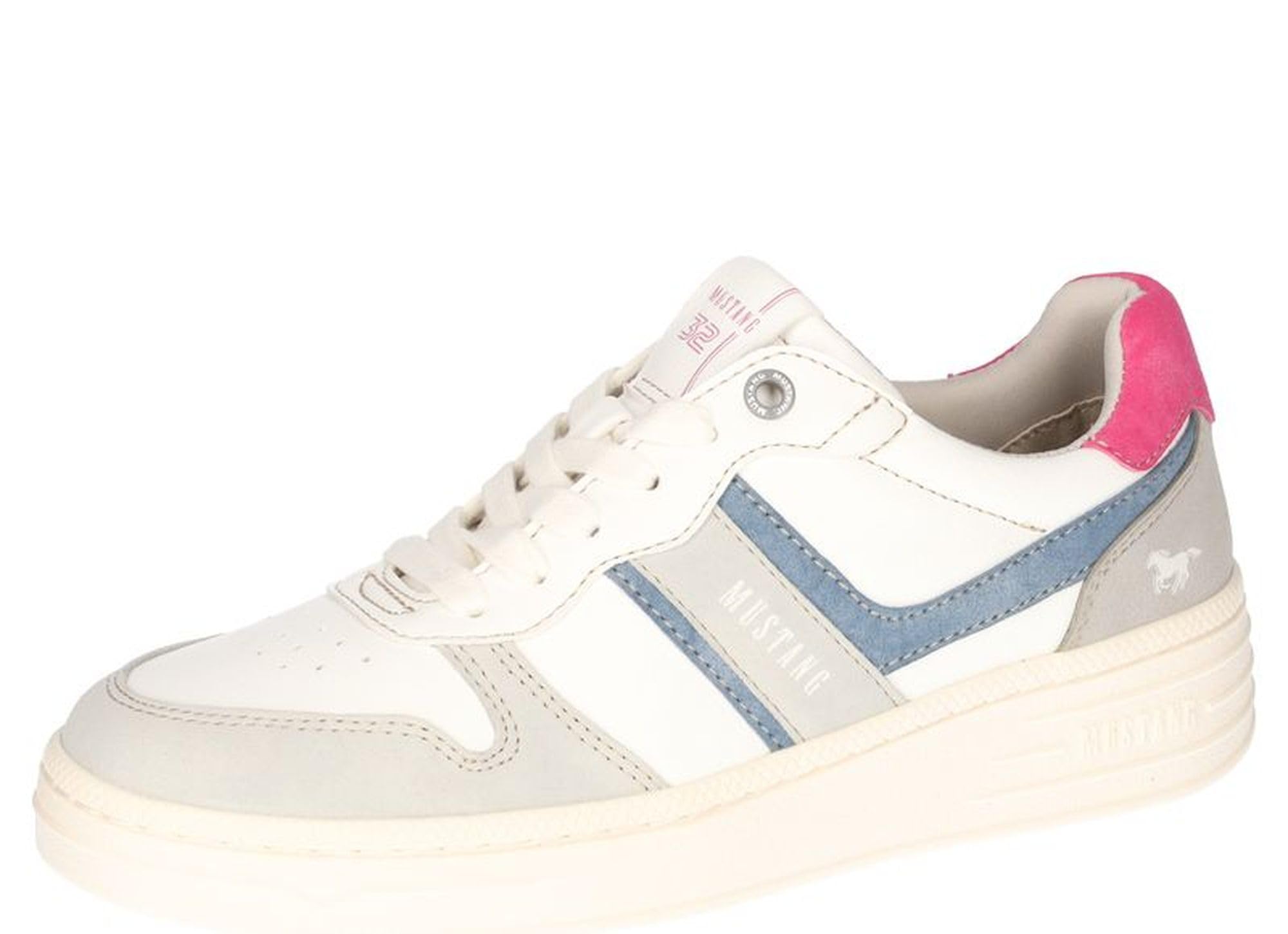 Mustang Women's 1510-301 Lace-Up Shoes, Ice Light Grey, 7 UK