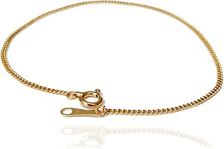 Ys jewelry 日本製 18金 喜平 ブレスレット 幅1.2mm 全長18cm 2面カット ブレスレット K18 YG メンズ レディース ブレス 18k 男性 女性