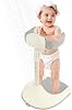 Baby Bath Stand Baby Shower Standing Support Hug Bath Tower with Anti Slip Pad Height Adjustable 44-54 Cm Foldable Shower Stand for Self Standing Infant and Toddler