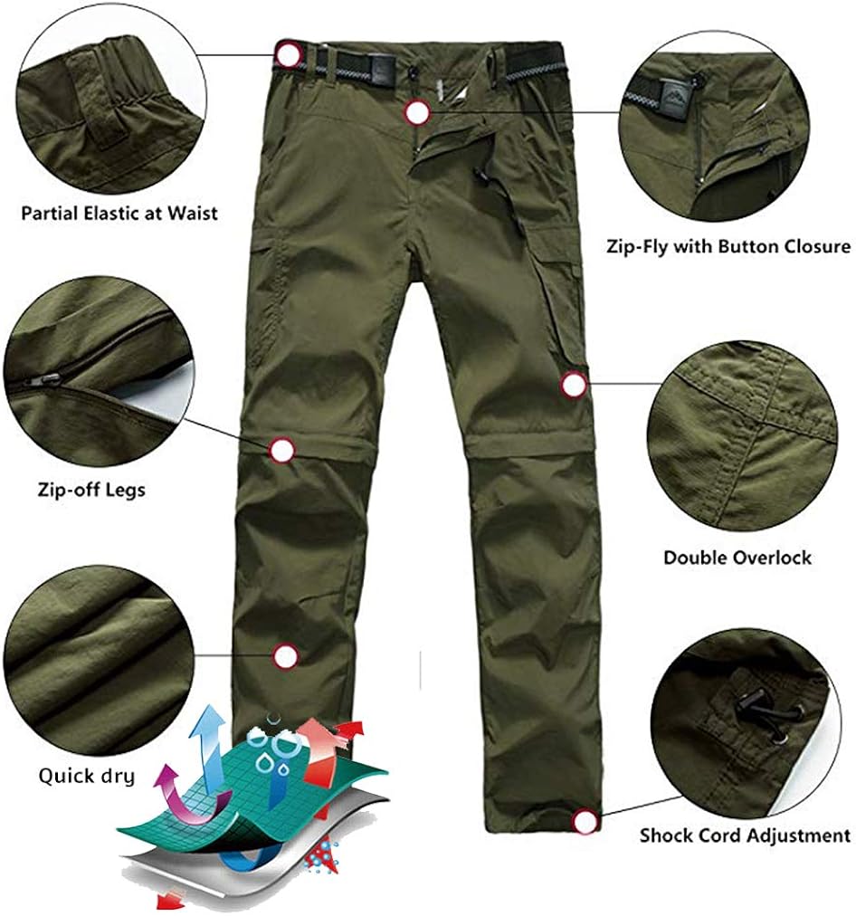 Kids' Cargo Pants, Boy's Casual Outdoor Quick Dry Waterproof Hiking Climbing Convertible Trousers : Sports & Outdoors