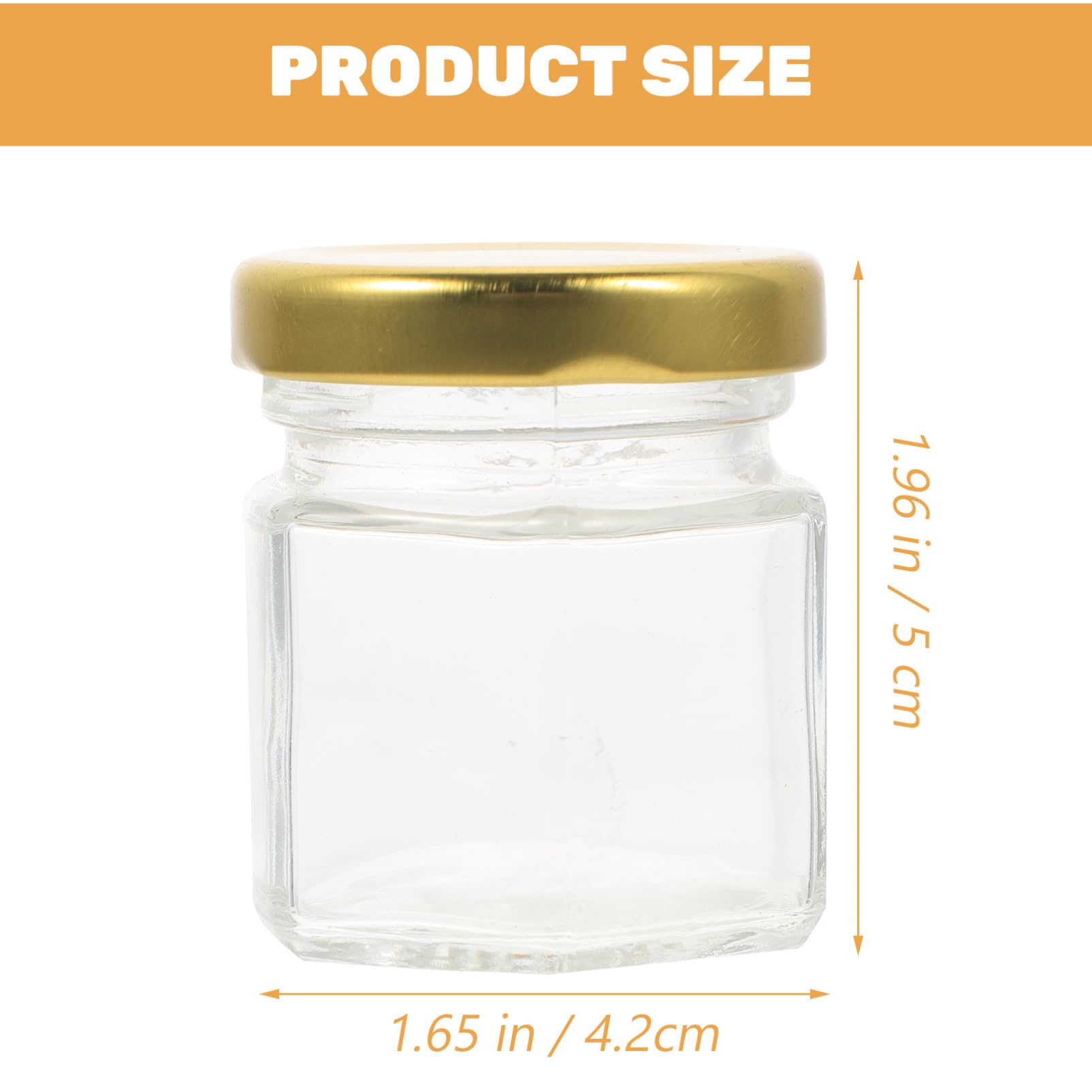 STOBAZA 20 Pack Honey Jars with Lids Kitchen Honey Pot Glass Honey Dispenser Bottles for Easy Use